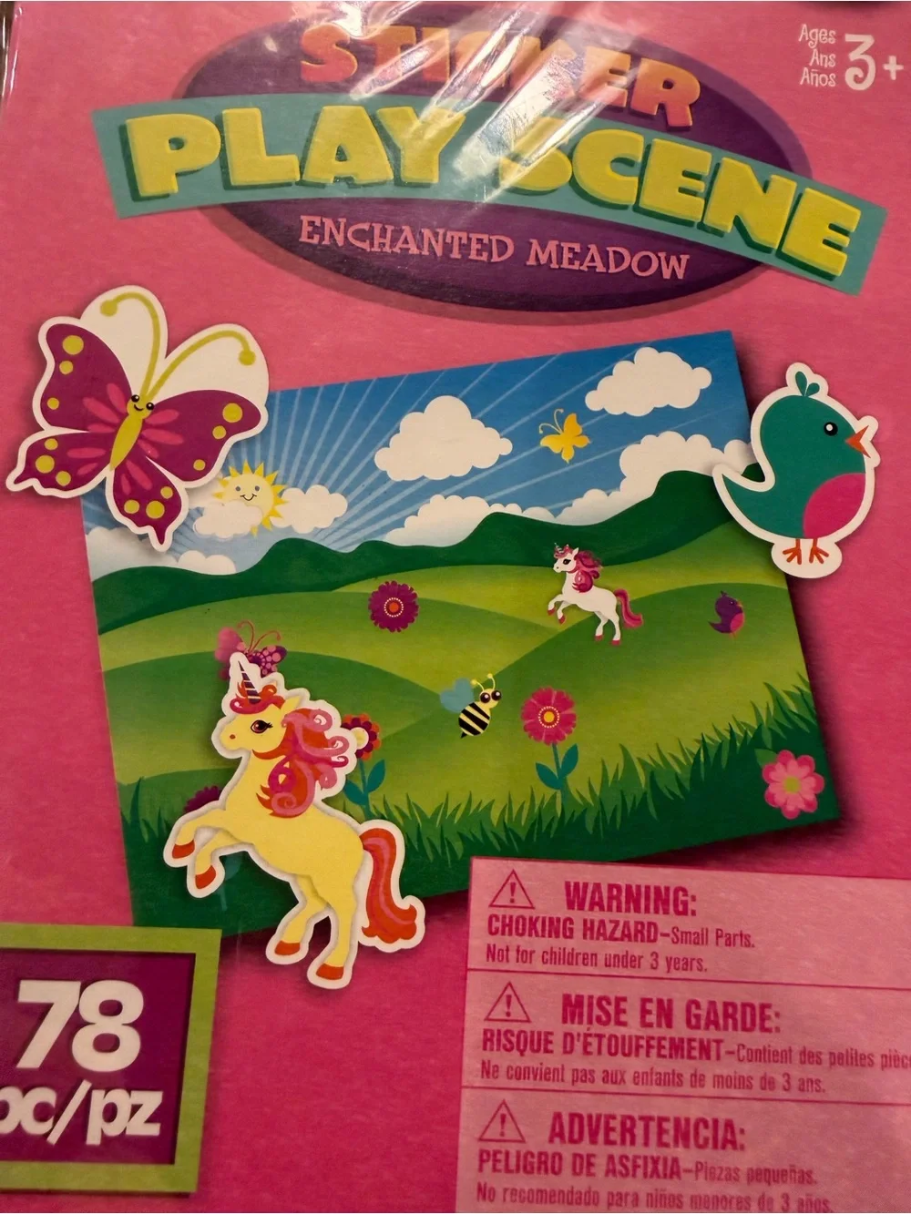 Kids Toys Darcie Unicorn Stickers Play Scene and Activity Book SET